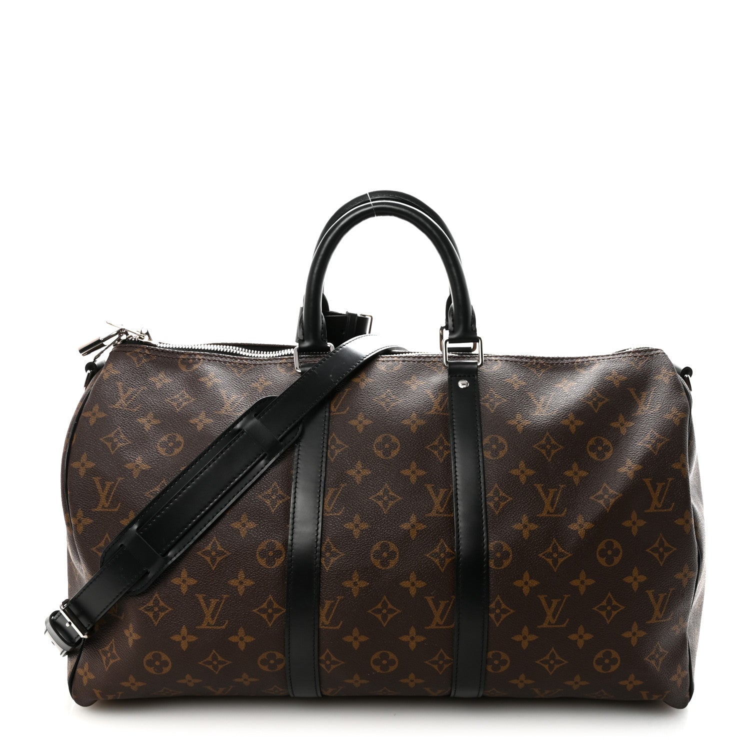 Louis Vuitton Monogram Macassar Keepall Bandouliere 45 1 of 8