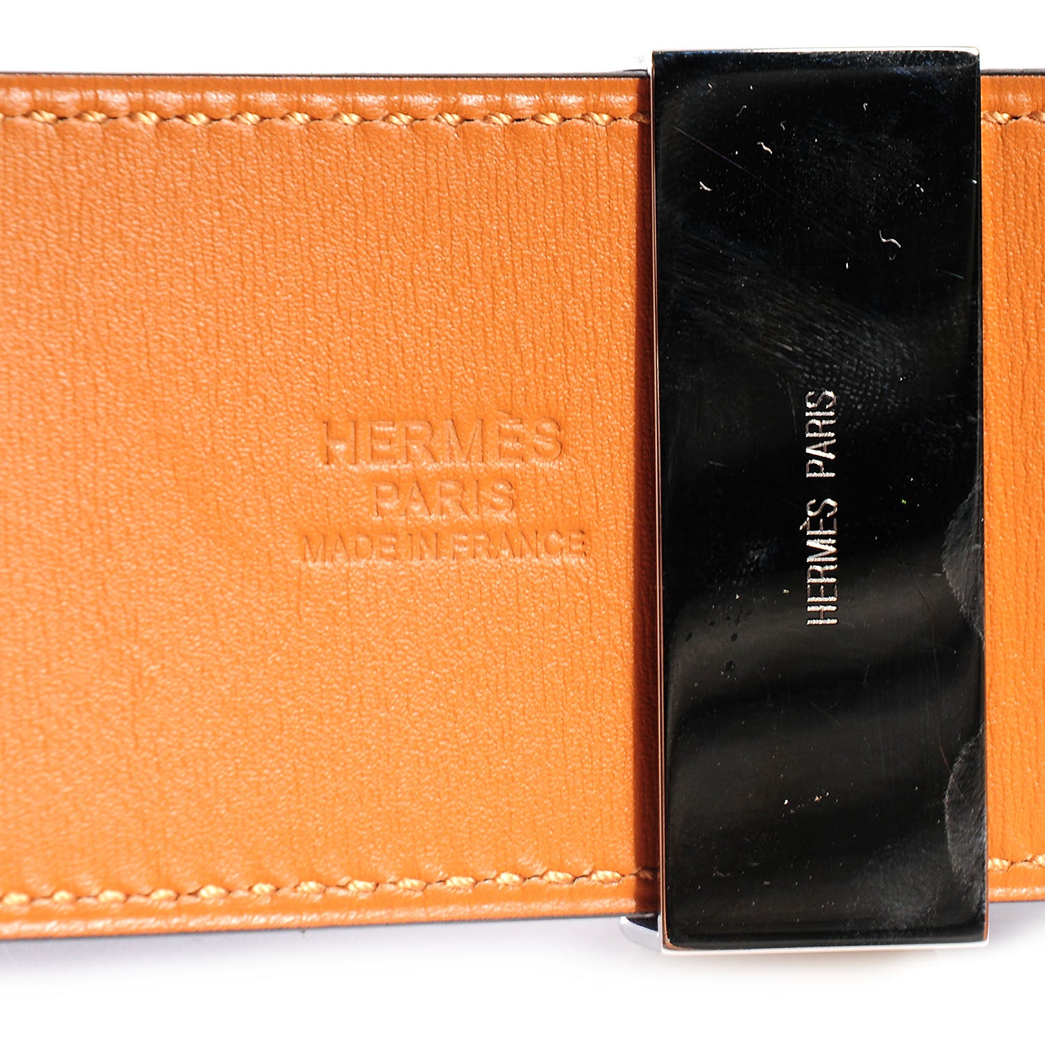 Hermes Epsom Collier De Chien Belt Crocus 5 of 6