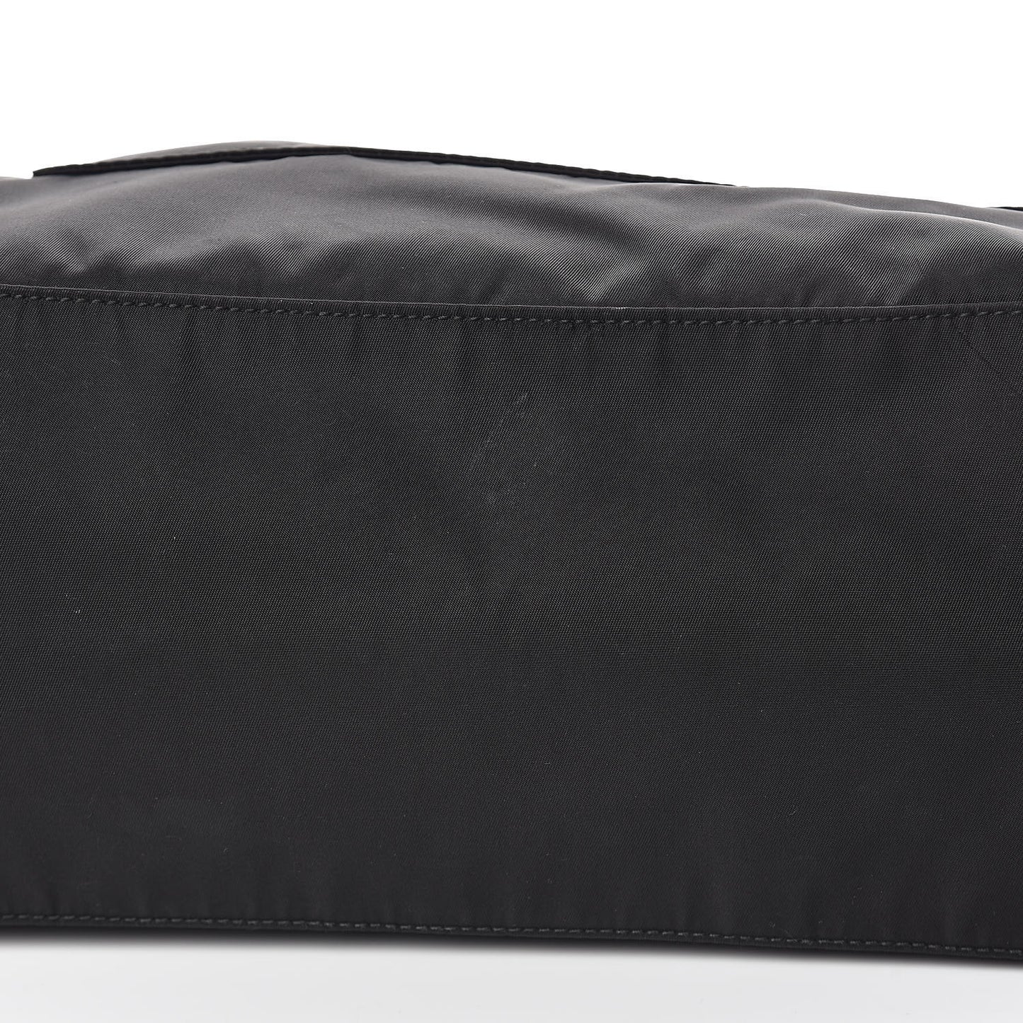Saffiano Tessuto Nylon Shopping Tote Black