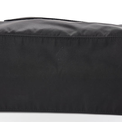 Prada Saffiano Tessuto Nylon Shopping Tote Black 10 of 15