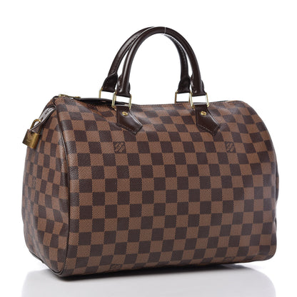 Louis Vuitton Damier Ebene Speedy 30 3 of 10