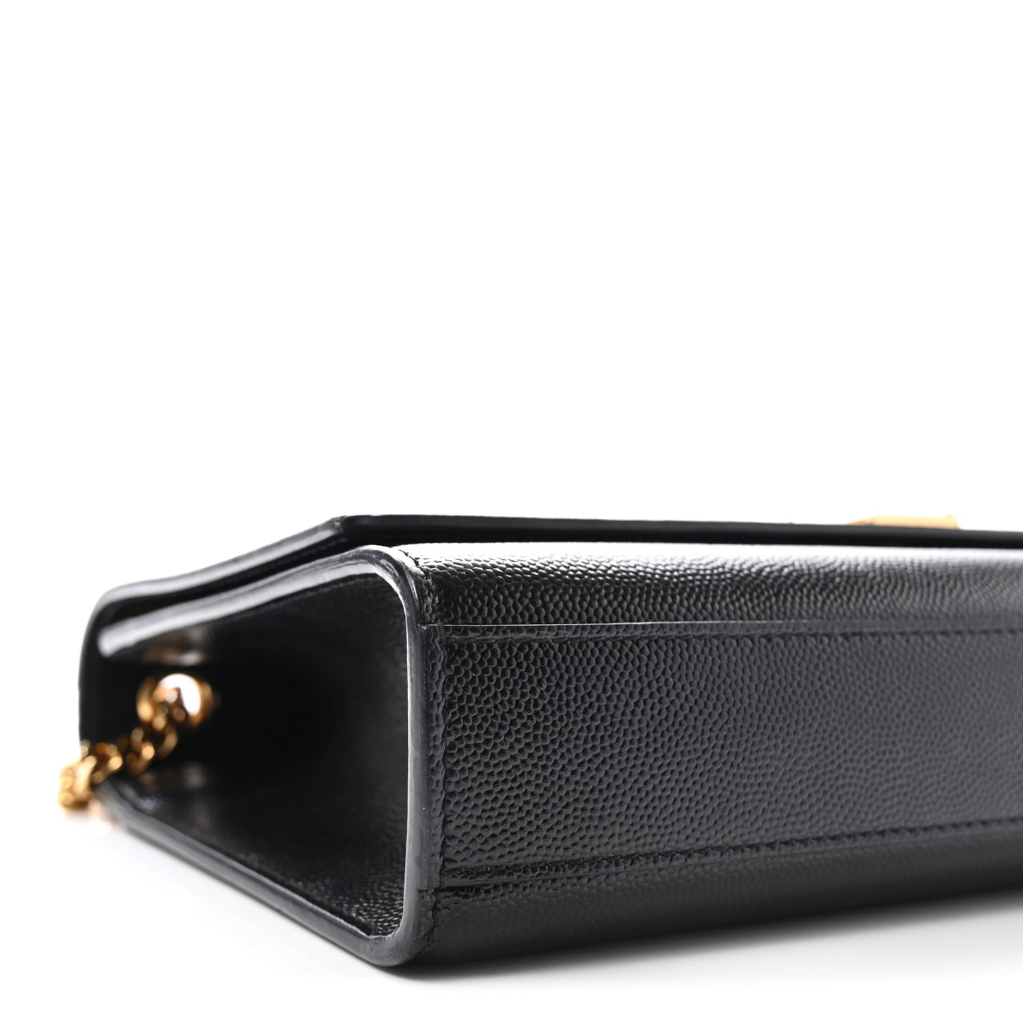 Grain De Poudre Medium Classic Monogram Kate Satchel Black