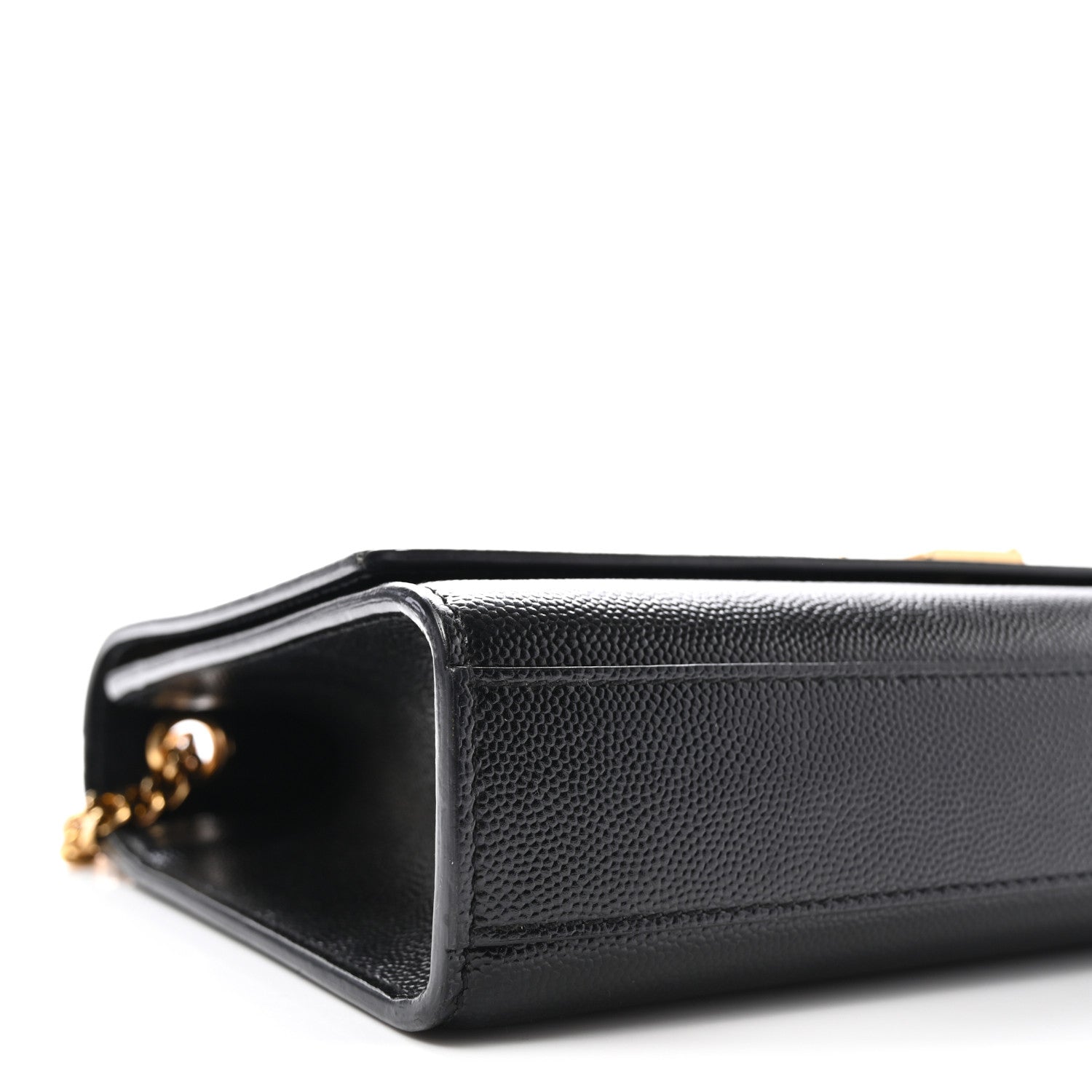 Saint Laurent Grain De Poudre Medium Classic Monogram Kate Satchel Black 8 of 9