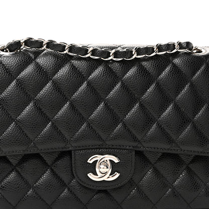 Chanel Caviar Quilted Medium Double Flap Black 20 of 40