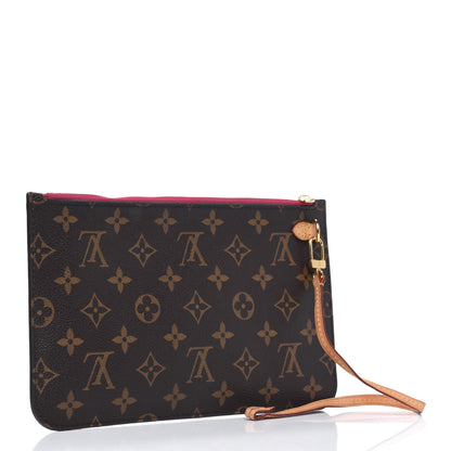 Louis Vuitton Monogram Neverfull MM GM Pochette Pivoine 2 of 4