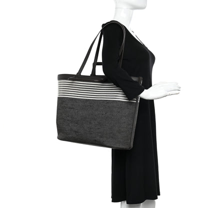 Delvaux Canvas D to D Tote MM Brown 2 of 9