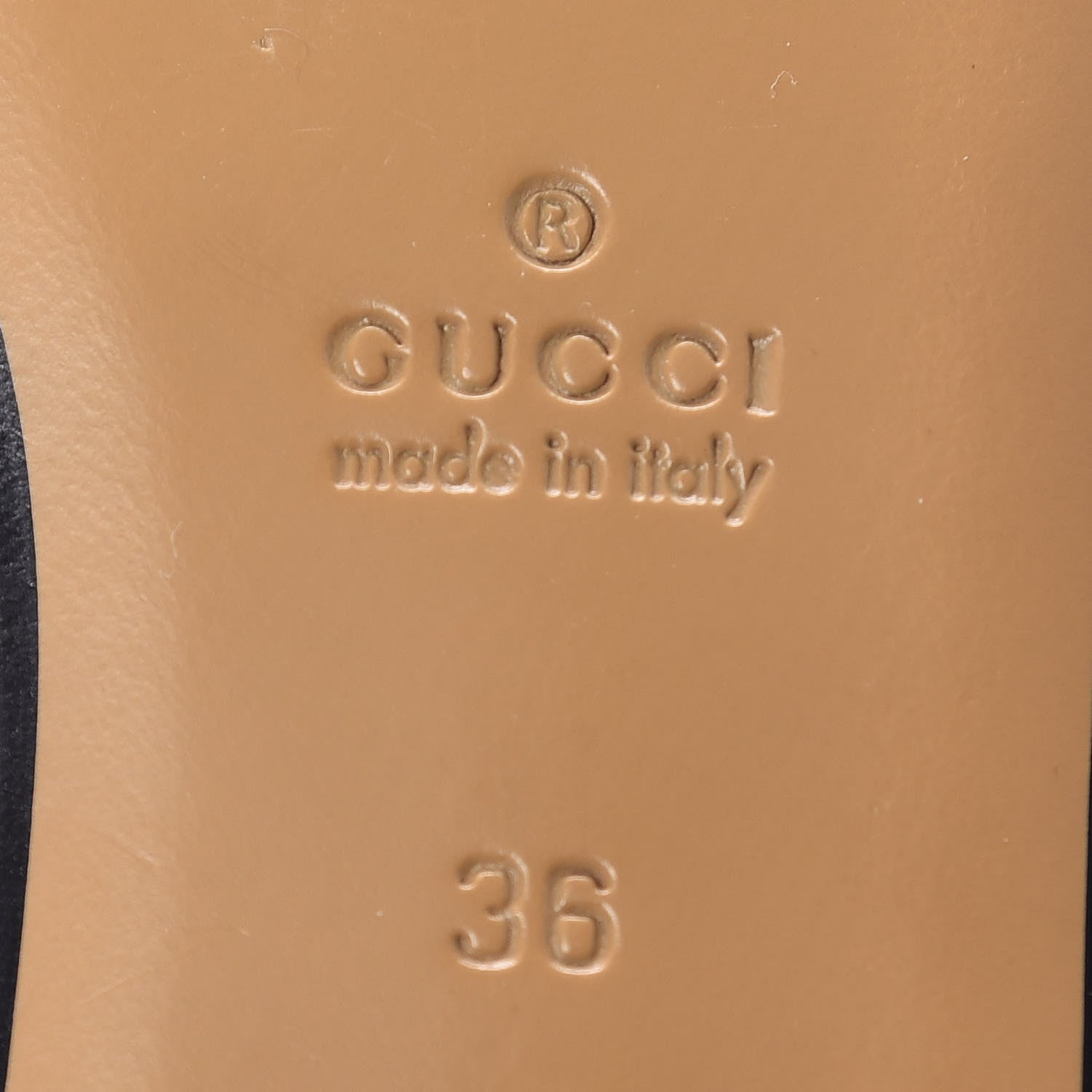 Gucci Betis Glamour Calfskin Fur Womens Princetown Slippers 36 Hibiscus Red Naturale 6 of 11