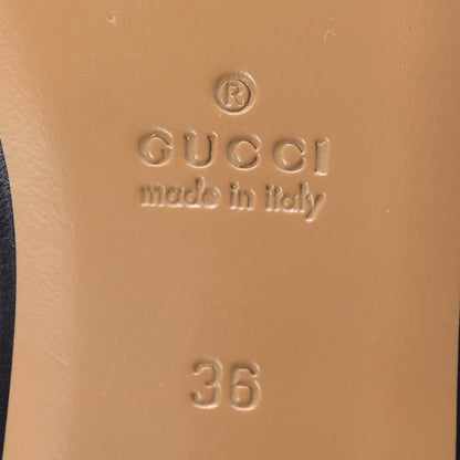 Gucci Betis Glamour Calfskin Fur Womens Princetown Slippers 36 Hibiscus Red Naturale 6 of 11