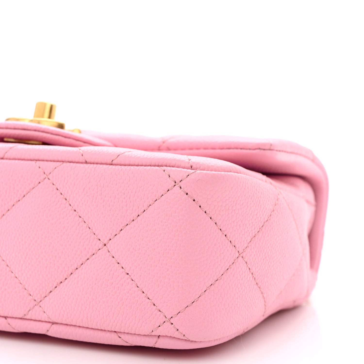 Chanel Caviar Quilted Mini Sweetheart Flap Lilac 10 of 11
