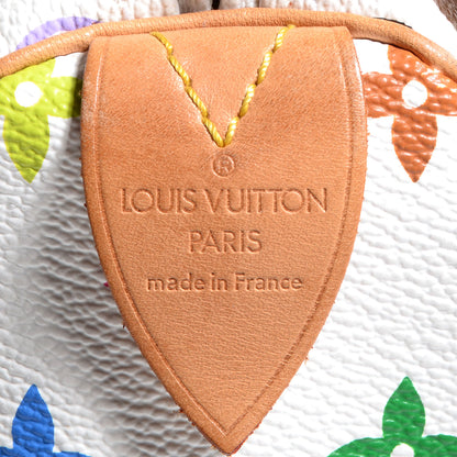 Louis Vuitton Monogram Multicolor Speedy 30 White 6 of 7