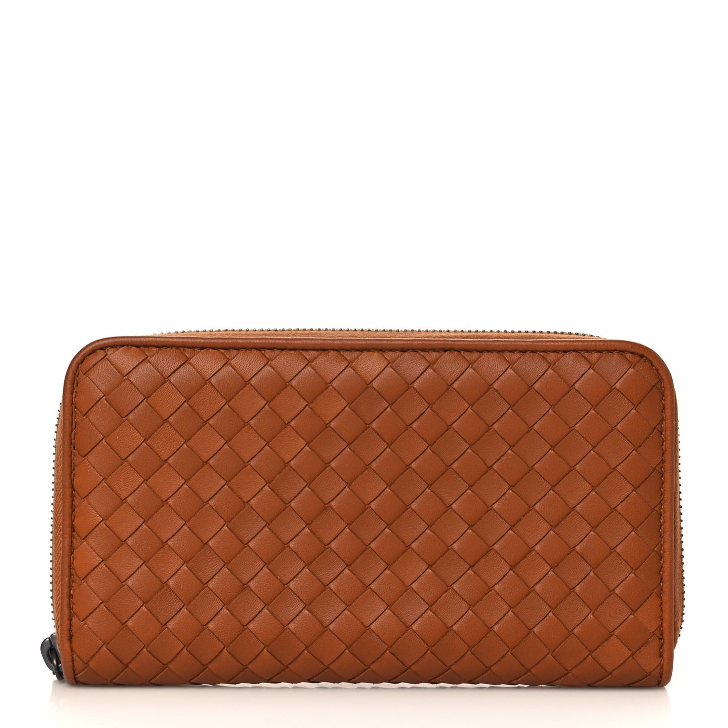 Nappa Intrecciato Zip Around Wallet Toscana