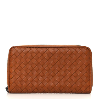 Bottega Veneta Nappa Intrecciato Zip Around Wallet Toscana 1 of 7