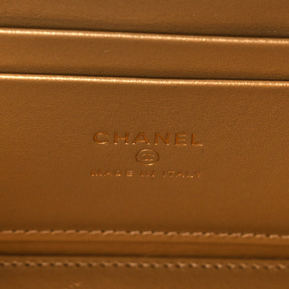Chanel Lambskin Quilted Small Pearl Crush Vanity Case With Chain Black 7 of 12