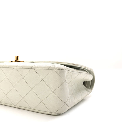 Chanel Caviar Quilted Medium Double Flap Light Blue 10 of 10