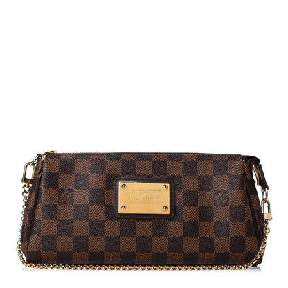Louis Vuitton Damier Ebene Eva Clutch 1 of 7