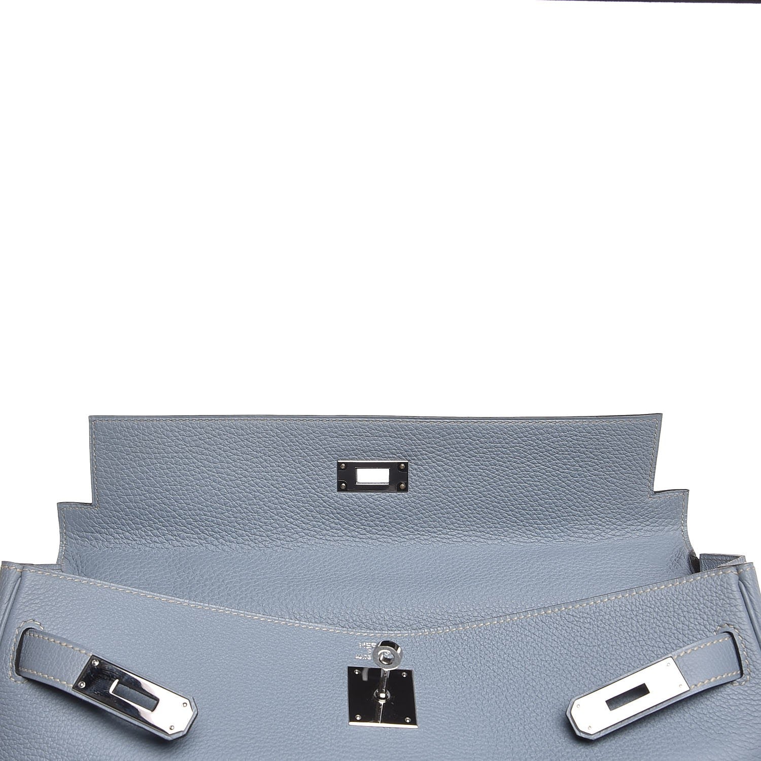 Hermes Togo Kelly Retourne 35 Ciel 11 of 37