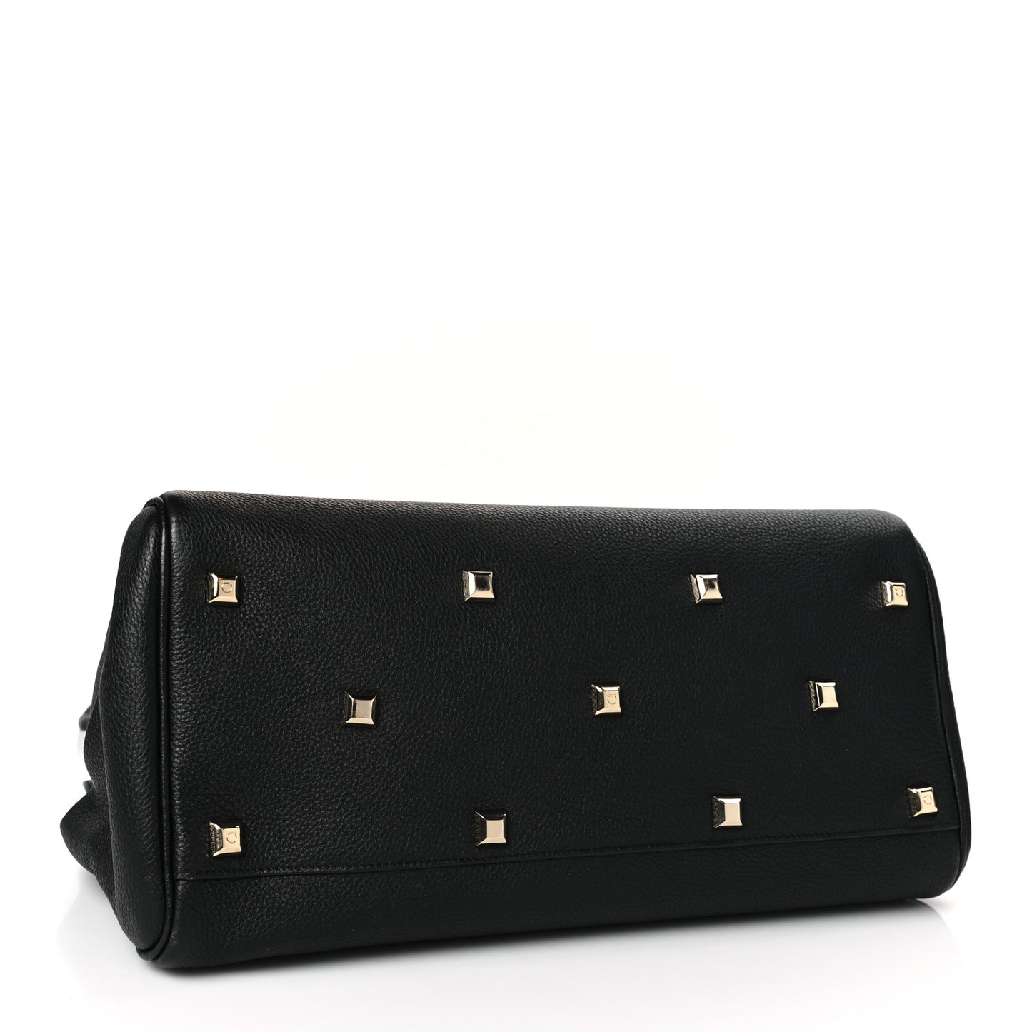 Calfskin Large The Studio Bag Black