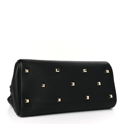 Salvatore Ferragamo Calfskin Large The Studio Bag Black 5 of 9