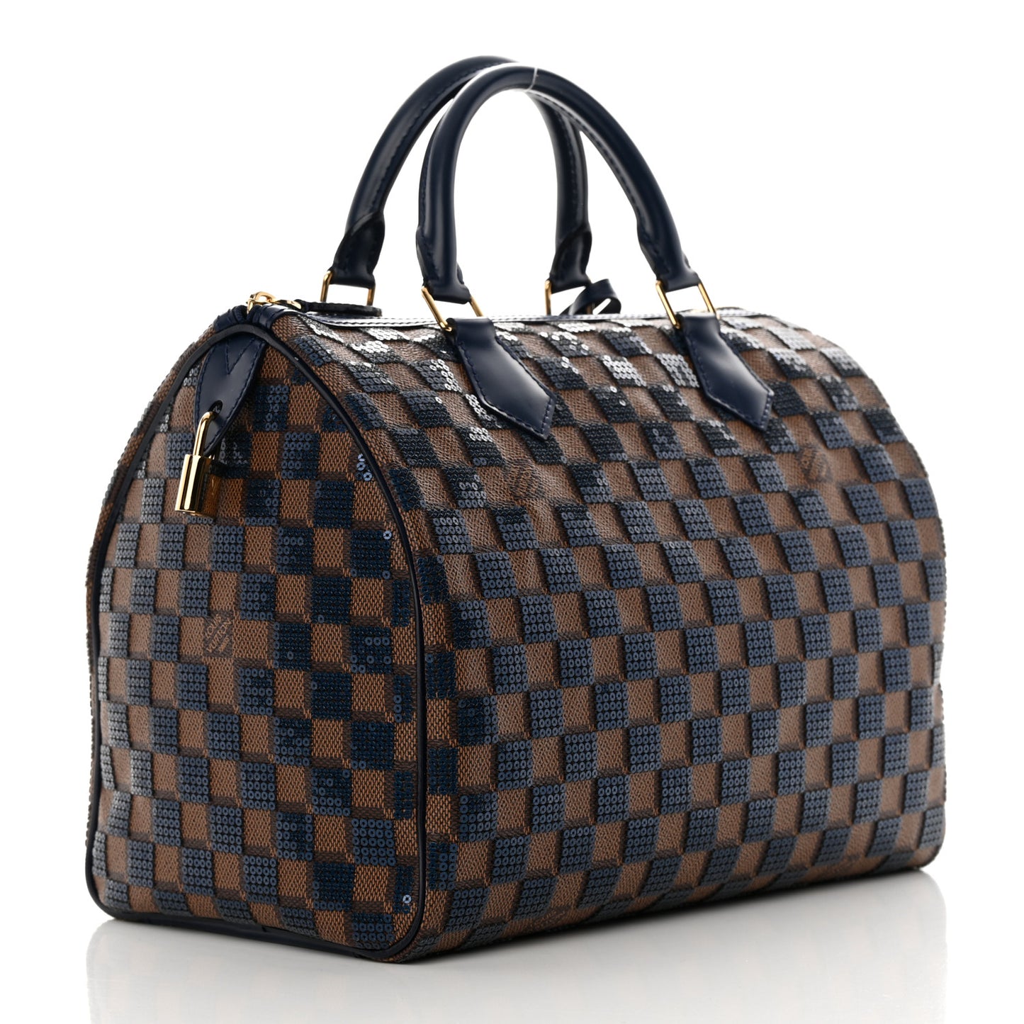 Damier Paillettes Speedy 30 Blue