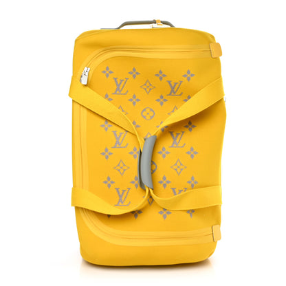 Louis Vuitton Knit Monogram Horizon Soft Duffle 55 Jaune 1 of 8