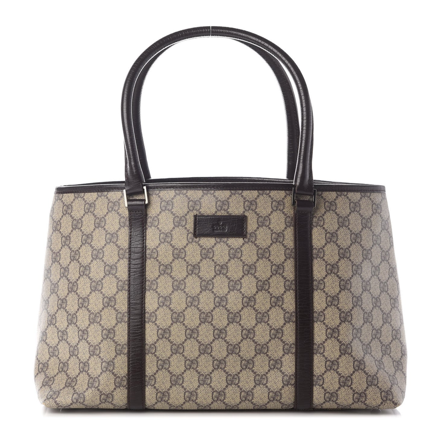 GG Plus Monogram Medium Joy Tote Dark Brown