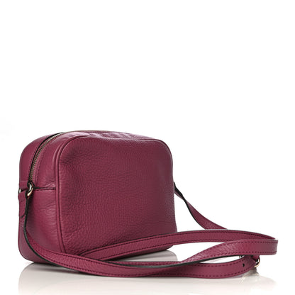 Gucci Pebbled Calfskin Small Soho Disco Bag Peonia Flower 2 of 13