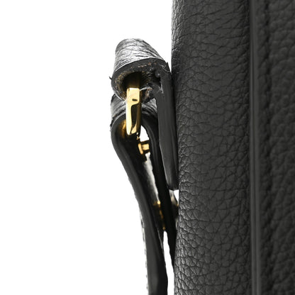 Burberry Coated Canvas Calfskin Vintage Check Medium Note Crossbody Bag Black 11 of 11
