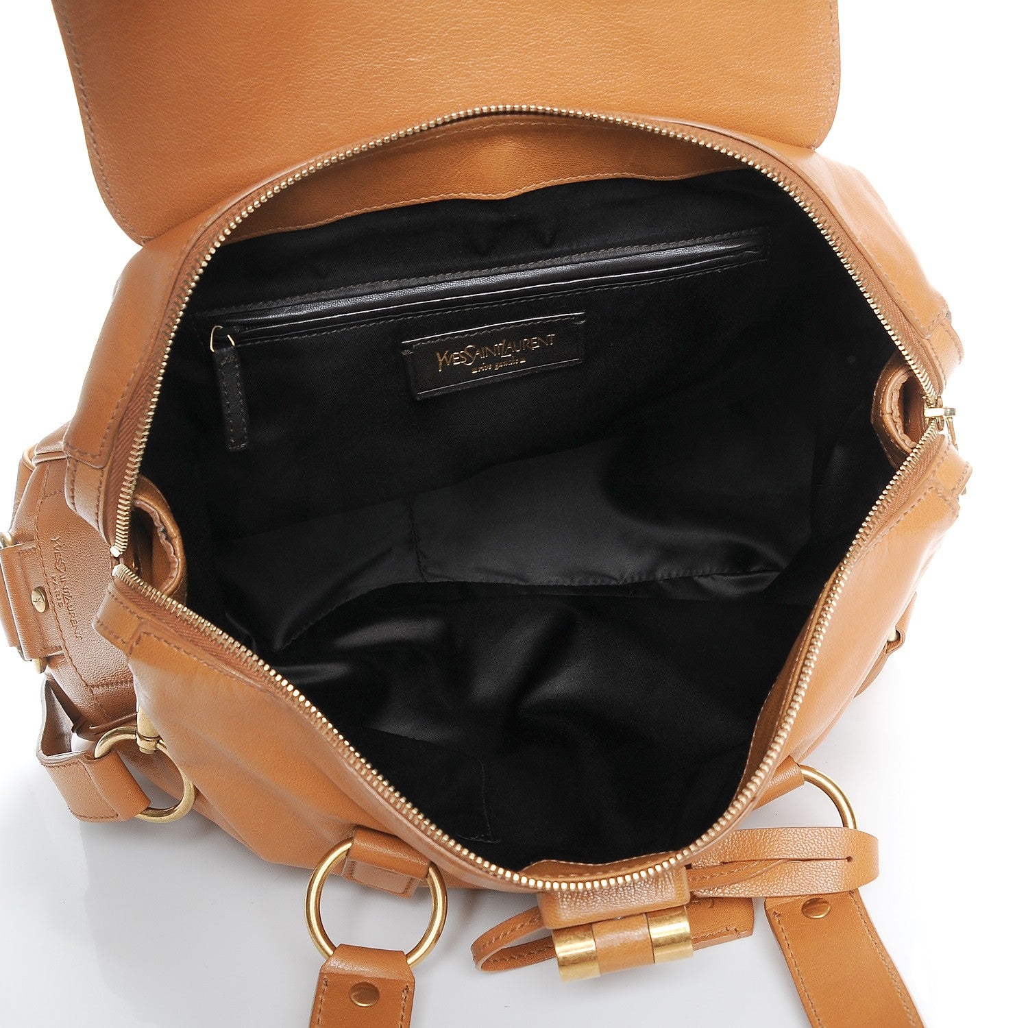Saint Laurent Goatskin Large Rive Gauche Light Brown 6 of 8