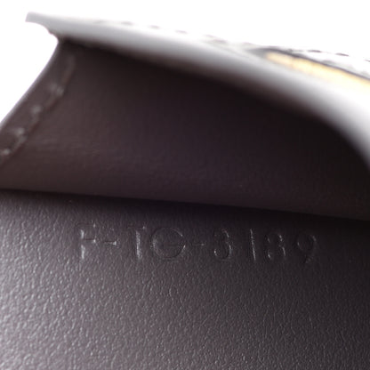 Celine Grained Calfskin Medium Multifunction Strap Wallet Grey 8 of 9