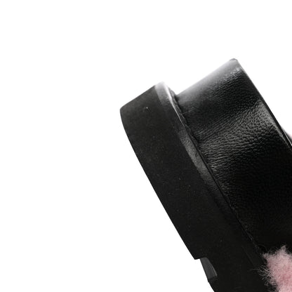 Louis Vuitton Shearling Paseo Sandals 38.5 Pink 13 of 15