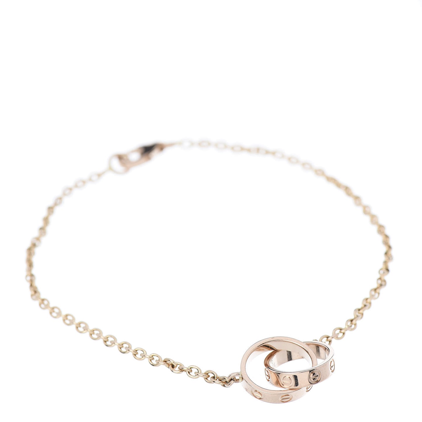 18K Pink Gold Interlocking LOVE Bracelet
