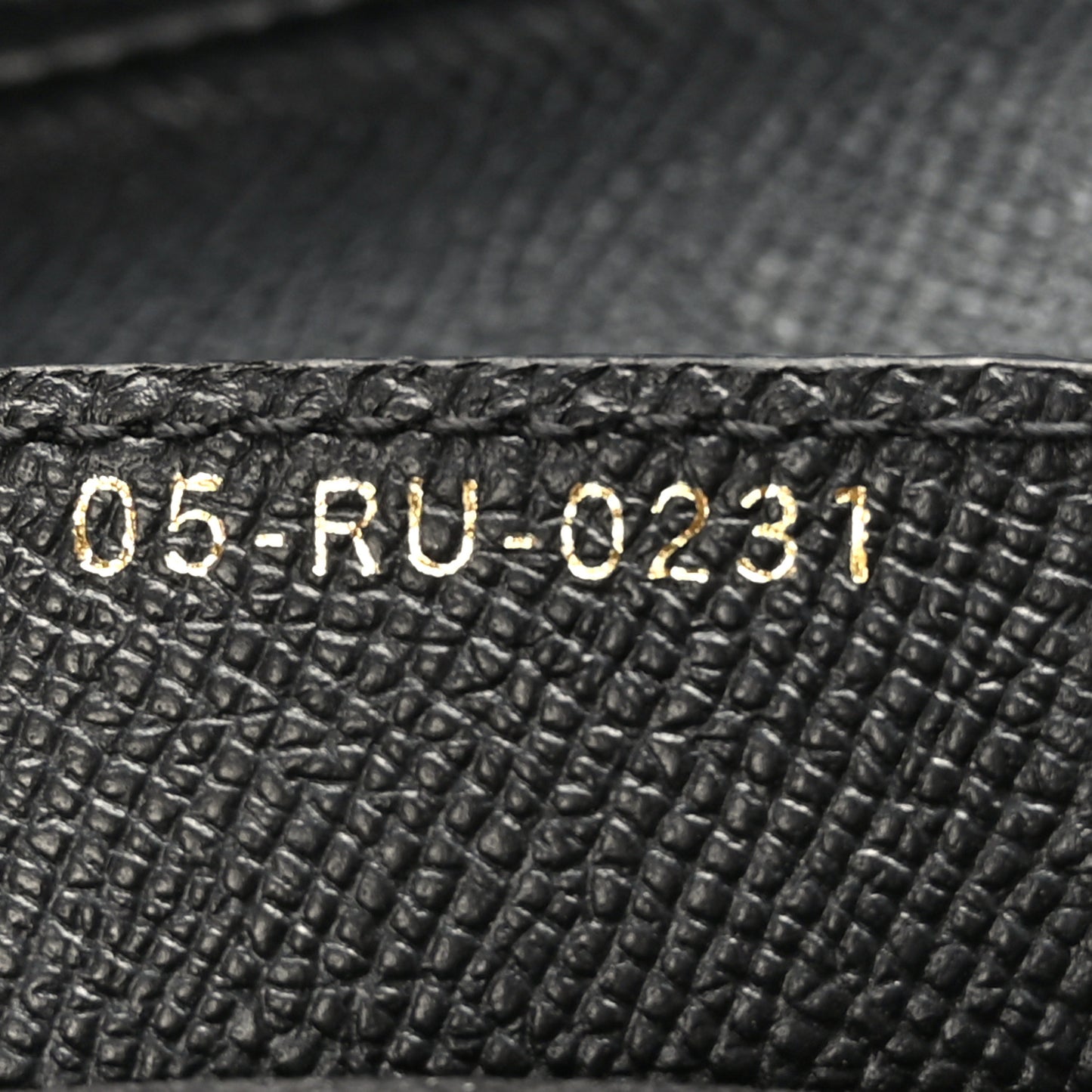 Grained Calfskin Saddle Bag Black