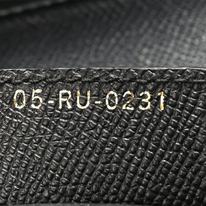 Christian Dior Grained Calfskin Saddle Bag Black 7 of 10