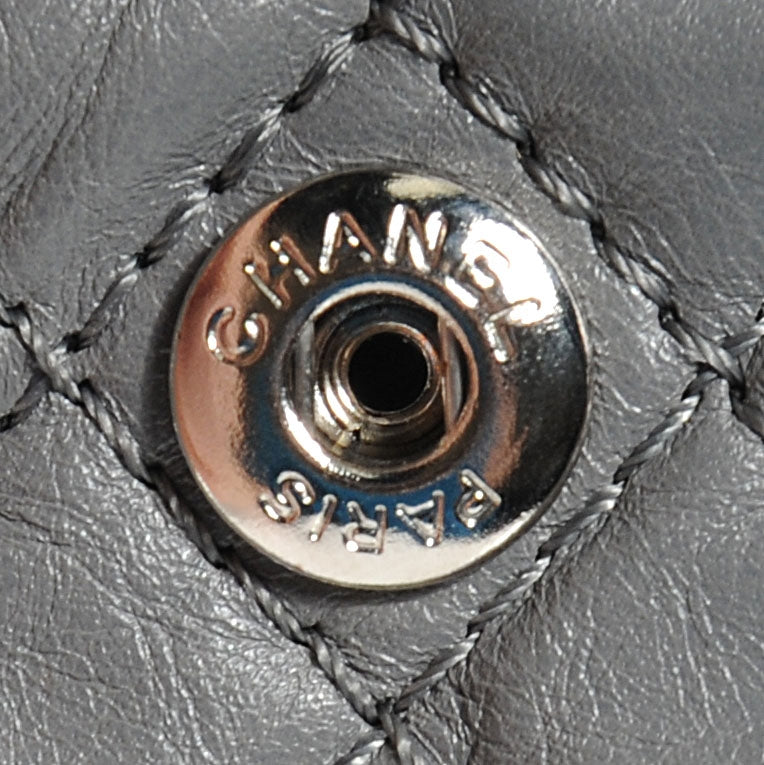 Chanel Leather Quilted Reissue Mini Belt Bag Grey 6 of 6