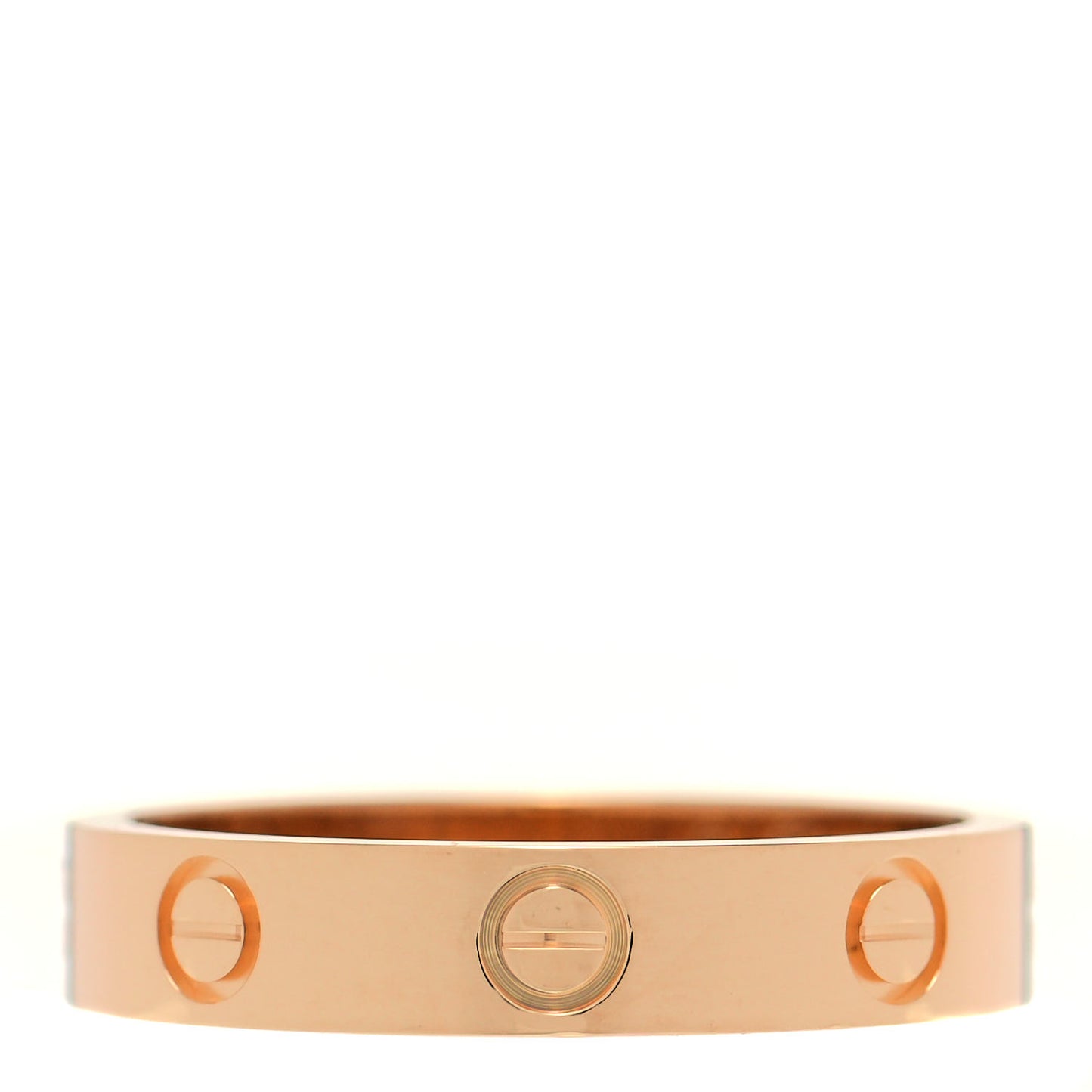 18K Yellow Gold 3.5mm LOVE Wedding Band Ring 51 5.75