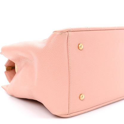 Chanel Caviar Quilted Petit Timeless Shopping Tote PTT Pink 10 of 11