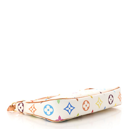 Louis Vuitton Monogram Multicolor Pochette Accessories White 4 of 11