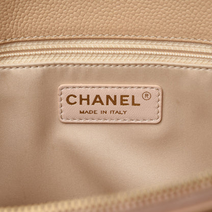 Chanel Caviar Quilted Grand Shopping Tote GST Beige Clair 6 of 9