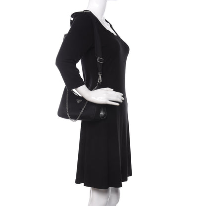 Prada Nylon Re-Edition 2005 Shoulder Bag Black 2 of 11