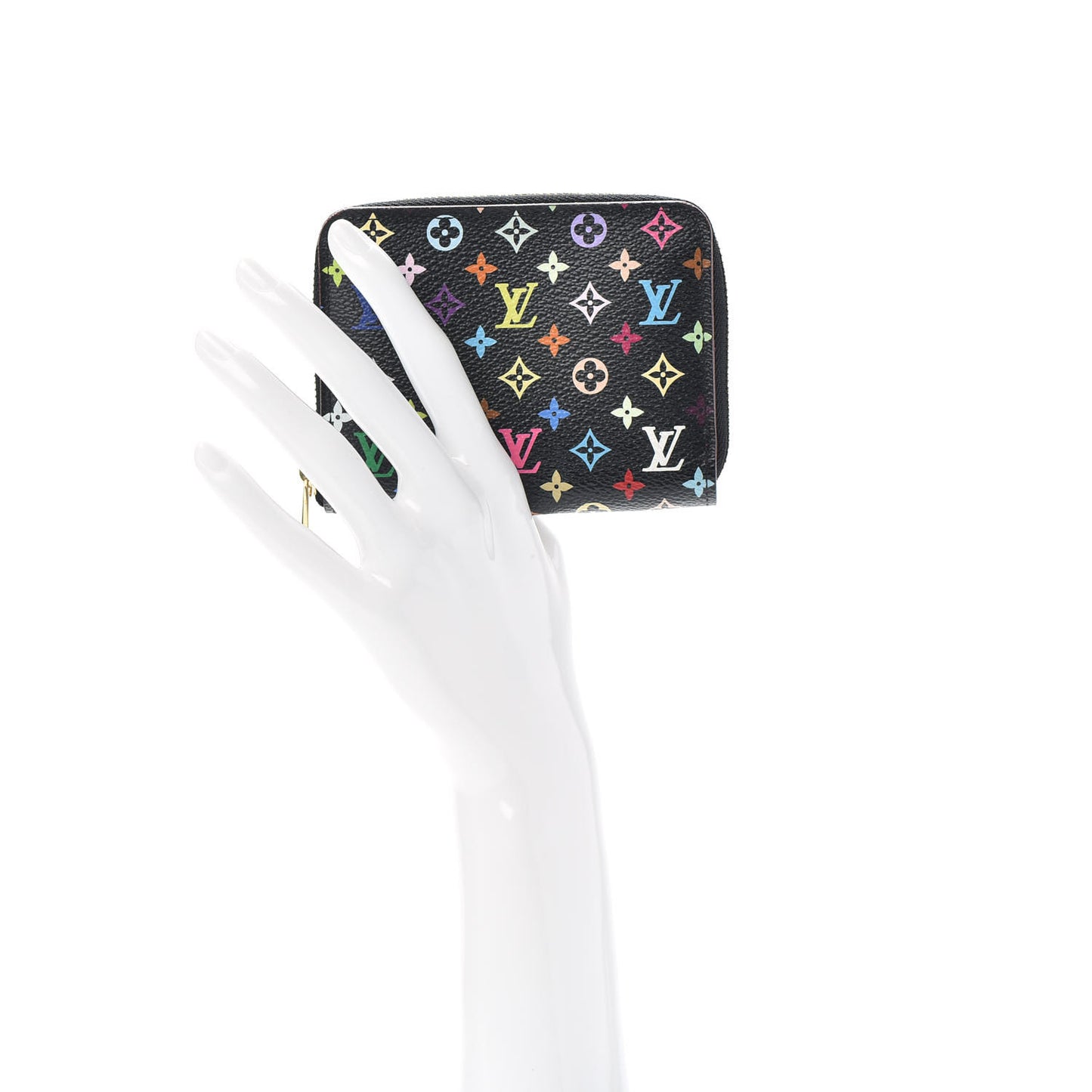 Monogram Multicolor Zippy Coin Purse Black Grenade