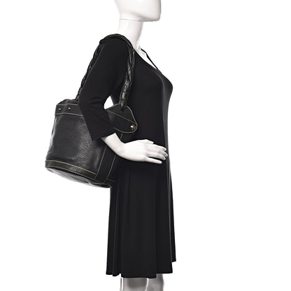 Fendi Vitello Palazzo Bucket Bag Black 2 of 15