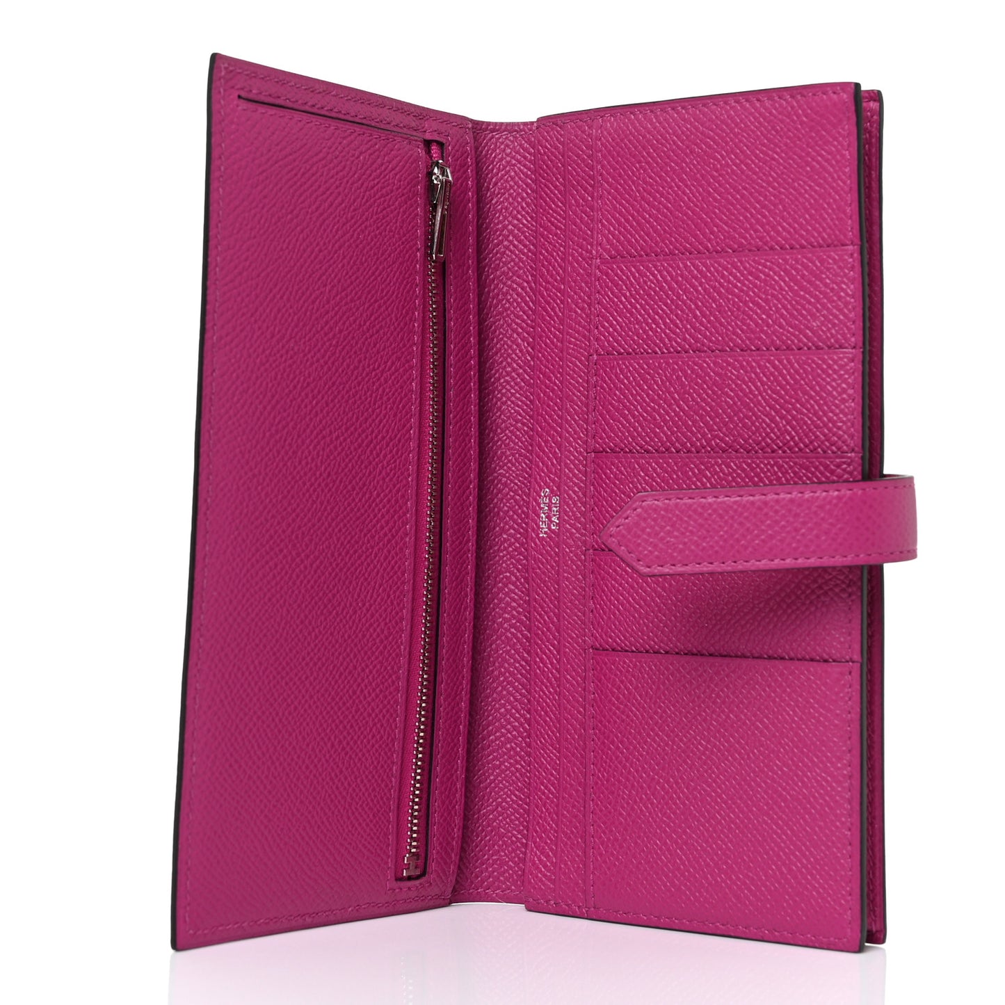 Epsom Bearn Gusset Wallet Rose Pourpre