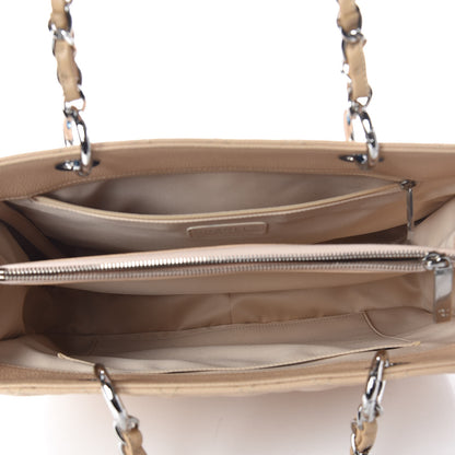 Chanel Caviar Quilted Grand Shopping Tote GST Beige Clair 7 of 11