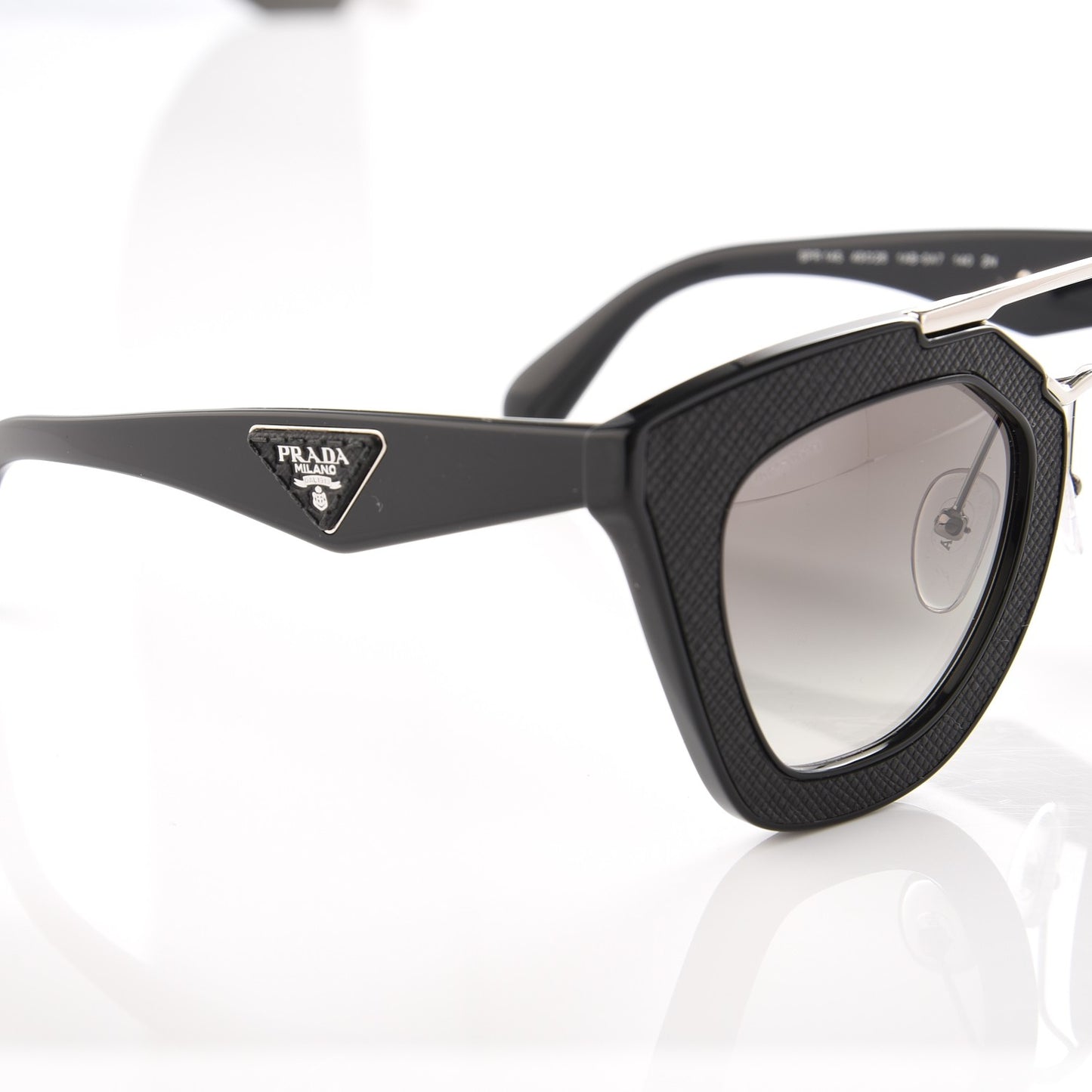 Saffiano Cinema Sunglasses SPR 14S Black