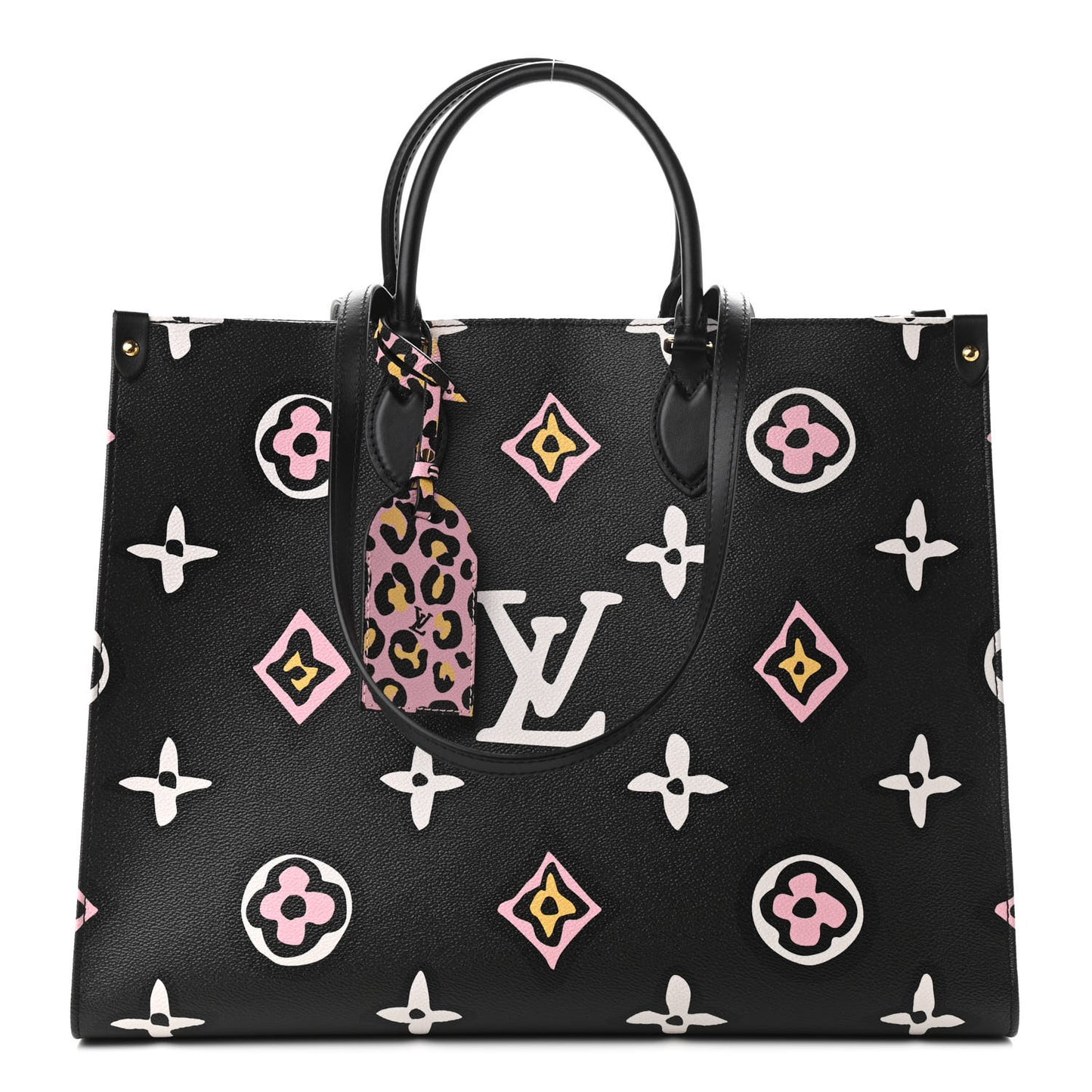Monogram Giant Wild At Heart Onthego GM Black