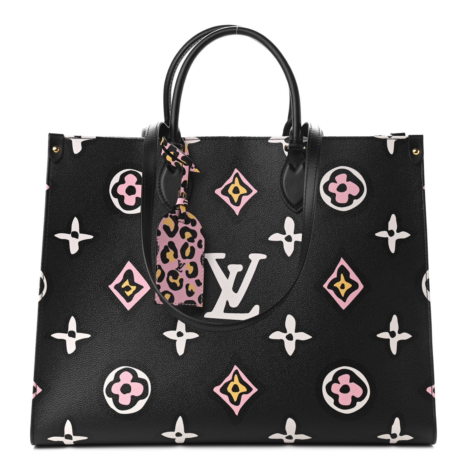 Louis Vuitton Monogram Giant Wild At Heart Onthego GM Black 1 of 10