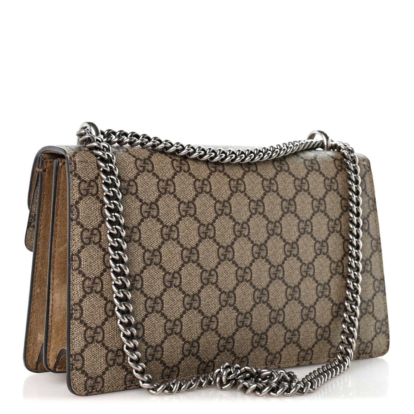 GG Supreme Monogram Small Dionysus Shoulder Bag Taupe