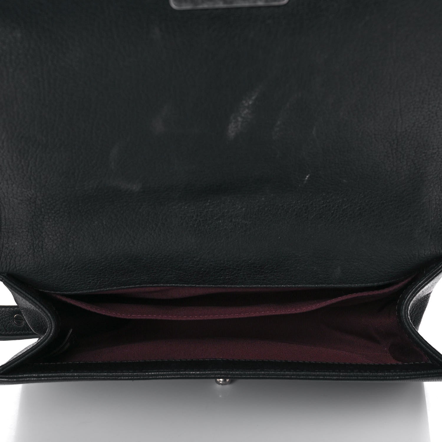 Chanel Goatskin Quilted Patent Medium Duo Boy Flap Black 5 of 15