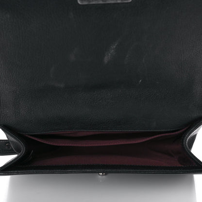 Chanel Goatskin Quilted Patent Medium Duo Boy Flap Black 5 of 15