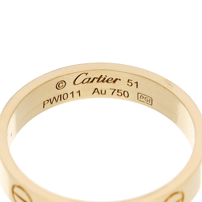 Cartier 18K Yellow Gold 3.5mm LOVE Wedding Band Ring 51 5.75 4 of 4